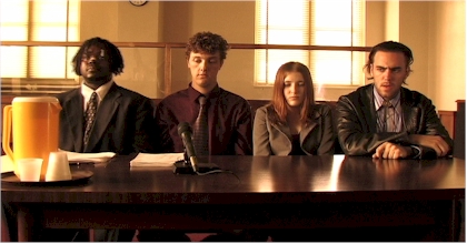 Jonathan, Eddie, Aubrey, and Jack in Court